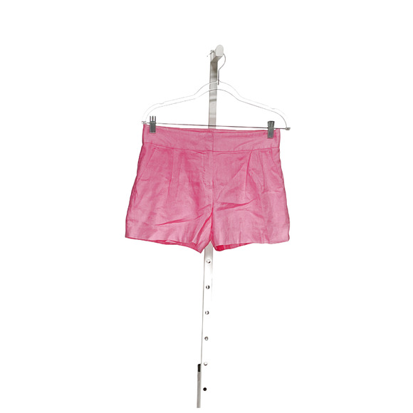 Theory Pink Linen Sailor Shorts - Size 4 - Picture 1 of 3